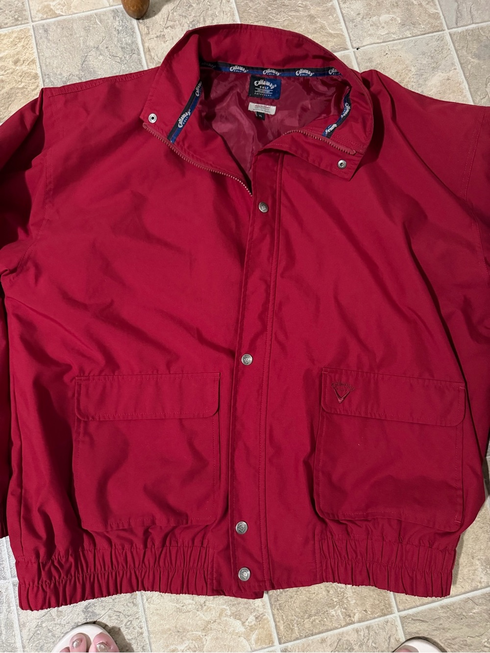 Callaway Red Men's Performance Golf Jacket - Picture 8 of 9